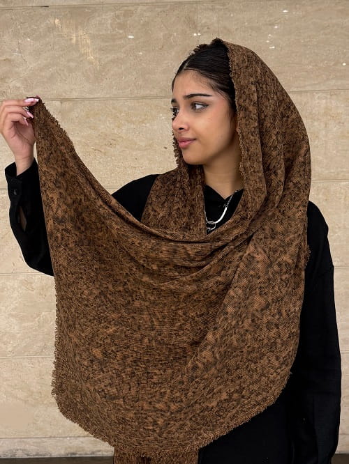 شال پلیسه آبرنگی