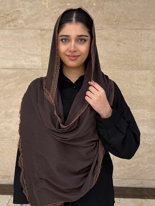 شال لبه دانتل