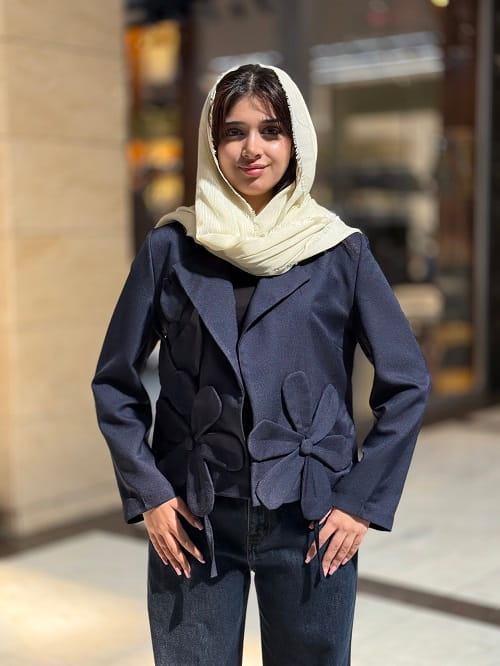 کت گلدار / ظرافت برجسته