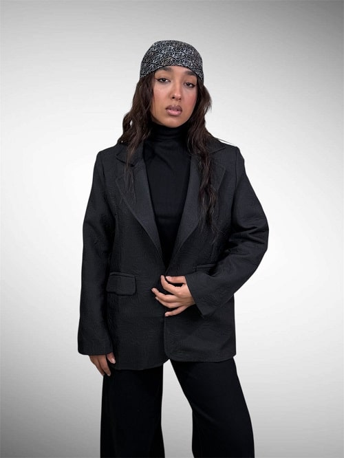 کت ژاکارد ,حس شیک